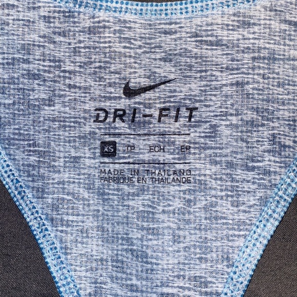 Women’s Blue Nike Racerback Tank - Picture 3 of 4